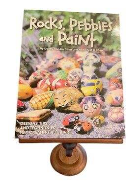 BOOK Rock, Pebbles and Paint Designs Tips Techniques for Creating Rock Art